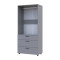 Шафа для одягу Doros Торн Сірий 2 ДСП/3Ш (штанга) 90х51.6х200 (DRS-012025)