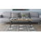 Стіл трансформер журнальний Dandi Small Ferrum-decor 45x120 160)x60 Чорний метал ДСП Дуб Сонома 16 мм (FRD-106788)