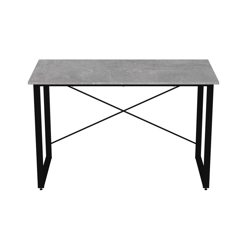 Стіл письмовий Дейв Ferrum-decor 750x1200x700 Чорний метал ДСП Бетон 16 мм (FRD-106458)