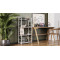 Етажерка 4/60 Ferrum-decor Серії Конект 120x60x28 білий ДСП Бетон 16мм (FRD-105528)