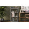Етажерка 4/60 Ferrum-decor Серії Конект 120x60x28 білий ДСП Бетон 16мм (FRD-105528)