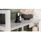 Етажерка 4/60 Ferrum-decor Серії Конект 120x60x28 білий ДСП Бетон 16мм (FRD-105528)