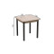 Стол кухонный Ferrum-decor Агата 75x70x70 Черный ДСП Сан-Марино 16мм (FRD-105668)