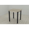 Стол кухонный Ferrum-decor Диего 75x90x90 Черный ДСП Сонома 16мм (FRD-106318)