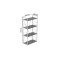 Етажерка 4/60 Ferrum-decor Серії Конект 120x60x28 білий ДСП Бетон 16мм (FRD-105528)