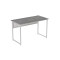 Стіл письмовий Майк Ferrum-decor 75x100x60 Білий метал ДСП Бетон 16 мм (FRD-106508)