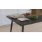 Стол кухонный Марсель 30 Ferrum-decor 75x120x70 Черный металл ДСП Сосна Кембра 32 мм (FRD-106688)