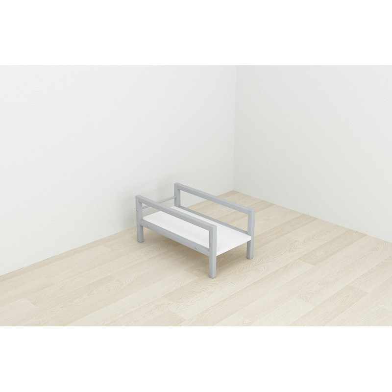 Підставка для системного блоку Ferrum-decor Нікі 21x24x45 Сірий ДСП Біле 16мм (FRD-105298)