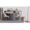 Етажерка 3/60 Ferrum-decor Серії Конект 75x60x28 білий ДСП Біле 16мм (FRD-104260)