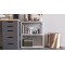 Етажерка 3/60 Ferrum-decor Серії Конект 75x60x28 білий ДСП Біле 16мм (FRD-104260)
