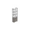 Этажерка 4/60 Ferrum-decor Серии Конект с тумбой 179x60x28 Черный ДСП Бетон (FRD-104490)