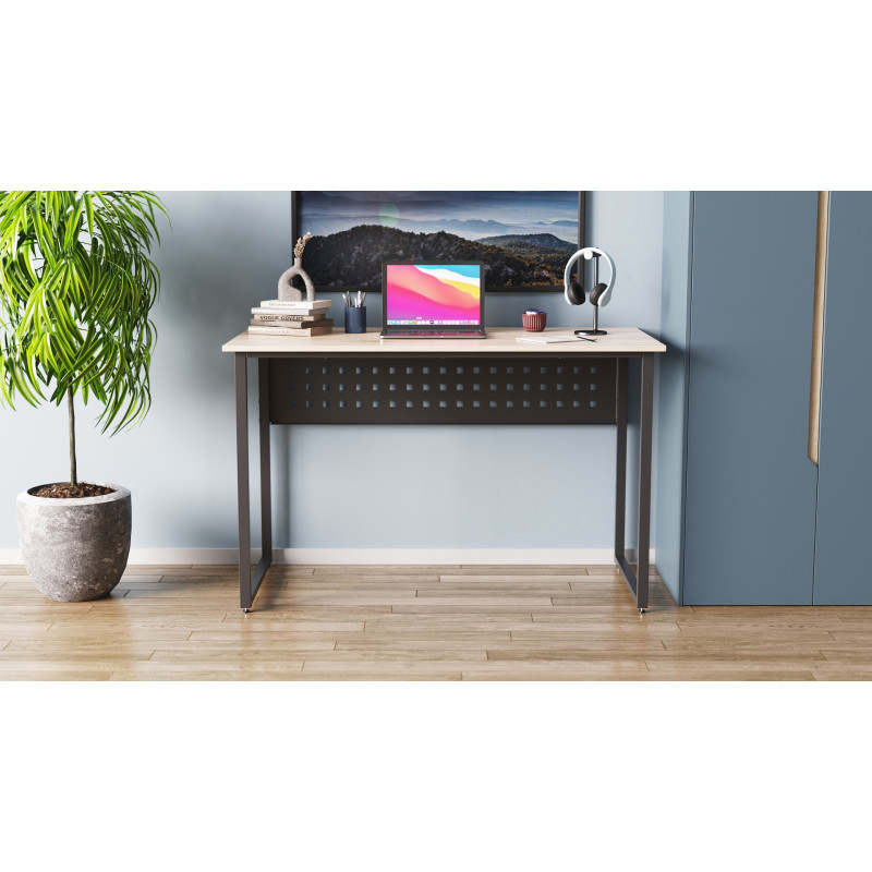 Комп'ютерний стіл Ferrum-decor Майк 75x100x70 чорний ДСП Дуб Сан-Марино 16мм (FRD-103880)