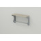 Полка настенная Ferrum-decor Юзиби 270x500x150 металл Серый ДСП Сонома 16 мм (FRD-102670)