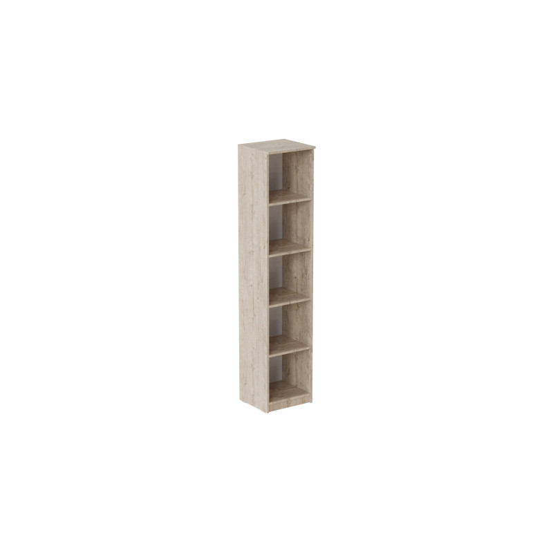 Пенал Анжело Ferrum-decor на 5 полок 1900x400x380 ДСП Дуб Сан-Марино 16 мм (FRD-104900)