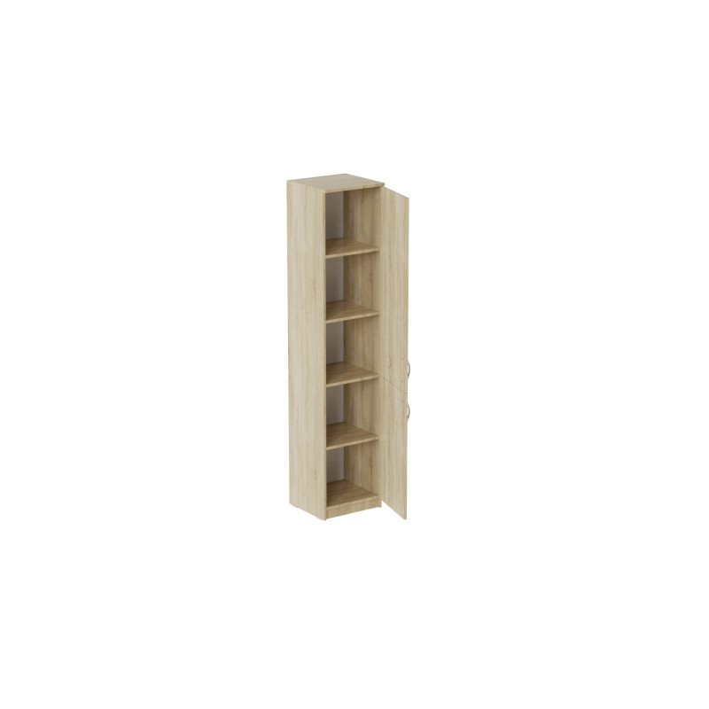 Пенал Анжело Ferrum-decor на 5 полок с 2 дверями 1900x400x380 ДСП Дуб Сонома 16 мм (FRD-104920)
