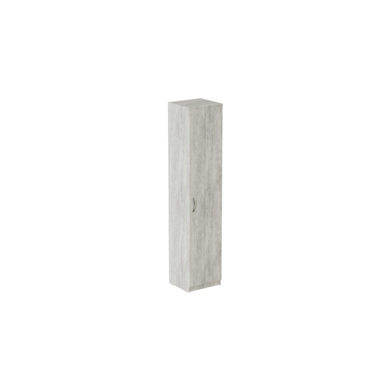 Пенал Анжело Ferrum-decor на 5 полиць із дверима 1900x400x380 ДСП Бетон 16 мм (FRD-104910)