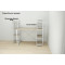 Етажерка 4/34 Ferrum-decor Серії Конект 120x34x28 білий ДСП Дуб Сонома 16мм (FRD-104280)