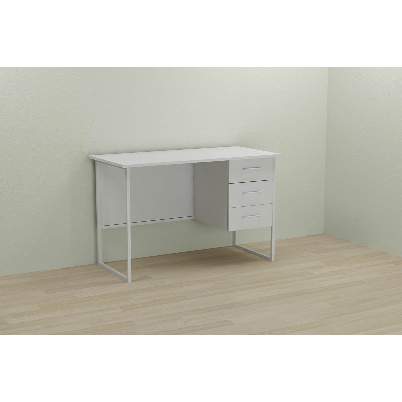 Письменный стол Ferrum-decor Гарри 75x120x60 белый ДСП Белое 16мм (FRD-104050)