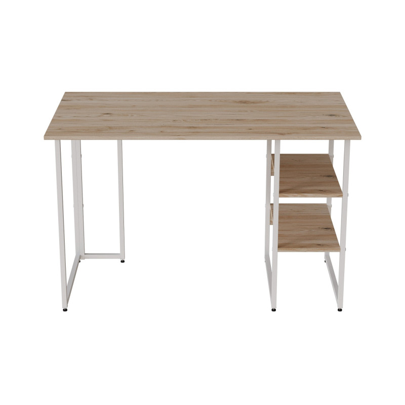 Компьютерный стол Ferrum-decor Кевин 75x120x70 белый ДСП Дуб Сан-Марино 16мм (FRD-101280)
