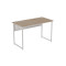 Компьютерный стол Ferrum-decor Майк 75x100x60 белый ДСП Дуб Сан-Марино 16мм (FRD-101300)