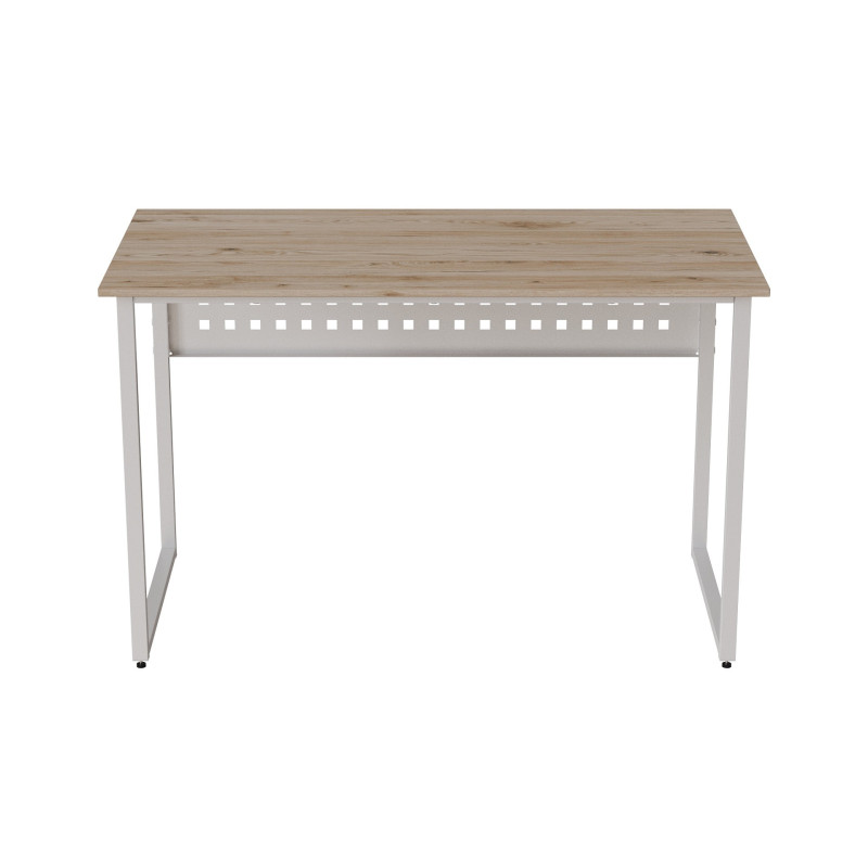 Комп'ютерний стіл Ferrum-decor Майк 75x120x70 білий ДСП Дуб Сан-Марино 16мм (FRD-101340)