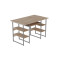 Компьютерный стол Ferrum-decor Тим 75x120x70 серый ДСП Дуб Сан-Марино 16мм (FRD-101890)