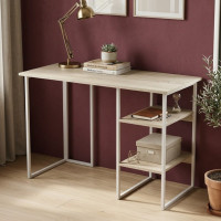 Письмовий стіл Ferrum-decor Кевін 75x140x60 білий ДСП Дуб Сонома 16мм (FRD-101260)