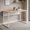 Компьютерный стол Ferrum-decor Майк 75x100x60 белый ДСП Дуб Сан-Марино 16мм (FRD-101300)
