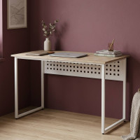 Компьютерный стол Ferrum-decor Майк 75x100x70 белый ДСП Дуб Сан-Марино 16мм (FRD-101330)