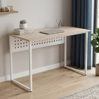 Компьютерный стол Ferrum-decor Майк 75x120x70 белый ДСП Дуб Сан-Марино 16мм (FRD-101340)