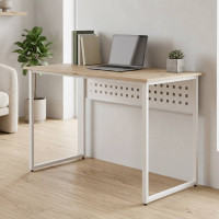 Компьютерный стол Ferrum-decor Майк 75x140x70 белый ДСП Дуб Сан-Марино 16мм (FRD-101350)