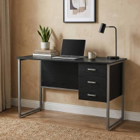 Комп'ютерний стіл Ferrum-decor Гаррі 75x120x70 сірий ДСП Сосна Кембра 32мм (FRD-101480)