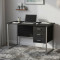 Компьютерный стол Ferrum-decor Гарри 75x140x70 серый ДСП Сосна Кембра 32мм (FRD-101490)