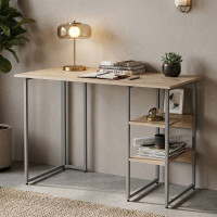 Комп'ютерний стіл Ferrum-decor Кевін 75x120x70 сірий ДСП Дуб Сан-Марино 16мм (FRD-101750)