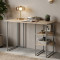 Комп'ютерний стіл Ferrum-decor Кевін 75x120x70 сірий ДСП Дуб Сан-Марино 16мм (FRD-101750)