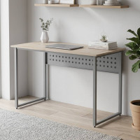 Комп'ютерний стіл Ferrum-decor Майк 75x120x60 сірий ДСП Дуб Сан-Марино 16мм (FRD-101780)