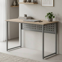 Компьютерный стол Ferrum-decor Майк 75x100x70 серый ДСП Дуб Сан-Марино 16мм (FRD-101800)