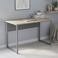 Комп'ютерний стіл Ferrum-decor Майк 75x140x70 сірий ДСП Дуб Сан-Марино 16мм (FRD-101820)