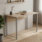 Комп'ютерний стіл Ferrum-decor Курт 75x100x70 сірий ДСП Дуб Сан-Марино 16мм (FRD-101860)