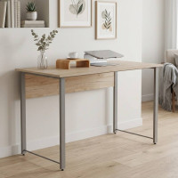 Комп'ютерний стіл Ferrum-decor Курт 75x140x70 сірий ДСП Дуб Сан-Марино 16мм (FRD-101880)