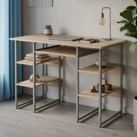 Комп'ютерний стіл Ferrum-decor Тім 75x120x70 сірий ДСП Дуб Сан-Марино 16мм (FRD-101890)
