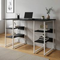 Комп'ютерний стіл Ferrum-decor Карен 75x120x70 білий ДСП Сосна Кембра 16мм (FRD-102280)