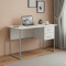 Письмовий стіл Ferrum-decor Дакота 75x120x60 сірий ДСП Біле 16мм (FRD-102310)