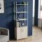 Етажерка 4/60 Ferrum-decor Серії Конект із тумбою 179x60x28 Сірий ДСП Сонома (FRD-102480)