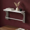 Полиця настінна Ferrum-decor Юзібі 270x500x150 метал Білий ДСП Біле 16 мм (FRD-102660)
