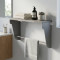 Полка настенная Ferrum-decor Свит 300x600x150 металл Серый ДСП Бетон 16 мм (FRD-102820)