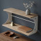 Полка настенная Ferrum-decor Букин 330x500x240 металл Белый ДСП Дуб Сан-Марино 16 мм (FRD-102850)