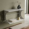 Полка настенная Ferrum-decor Букин 330x600x240 металл Белый ДСП Белое 16 мм (FRD-102870)
