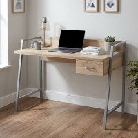 Письменный стол Ferrum-decor Комфорт 750x1000x600 Серый металл ДСП Дуб Сан-Марино 32 мм (FRD-103430)