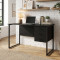 Компьютерный стол Ferrum-decor Гарри 75x140x60 черный ДСП Сосна Кембра 32мм (FRD-103550)